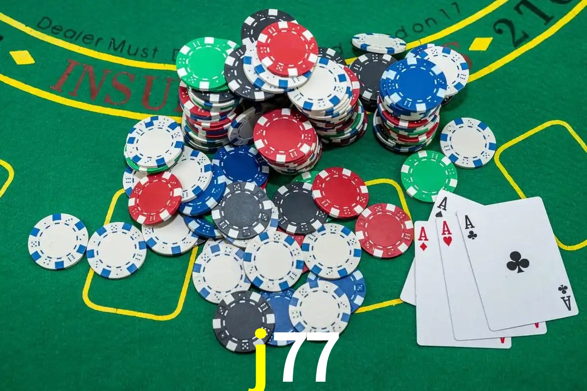 Mesa de Blackjack j77